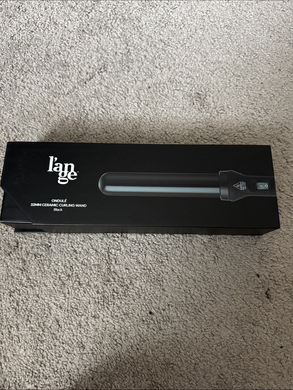 Lange Black 32mm Ceramic Curling Wand - Ondulê